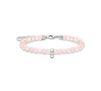 Thomas Sabo Schmuck A2097-034-9-L19v Charm-Armband mit Rosafarbenen Beads