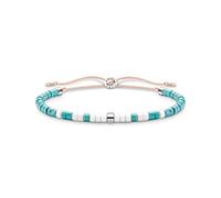 Thomas Sabo Armband A2062-058-7-L20V Sterling Silber Achat imit. Türkis 20 cm verstellbar