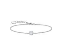 Thomas Sabo Armband mit weißem Zirkonia-Anhänger Silber weiß A2156-051-14-L19V