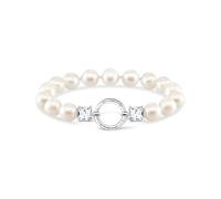 Thomas Sabo A2072-167-14 Damen-Armband Perlen Silber 19 cm
