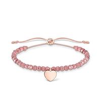 Thomas Sabo Charming Collection - Mix & Match - A1985-893-9-L20v - Herz - Armband - 13-20 cm - Silber - Roségold - nylon - Rosa
