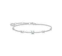 Thomas Sabo Armband Steinen Silber Mit Weißen Länge 19 Cm