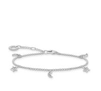 THOMAS SABO Armband Stern & Mond silber 925 Sterling Silber A1994-051-14-L19V