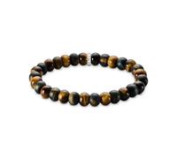 Thomas Sabo Armband Tigerauge Goldbraun und Blaugold Recyceltes 925 Silber, geschw. 21,00 cm A2196-826-2-L21