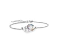 Thomas Sabo Armband Together mit zwei Ringen Recyceltes 925er Silber geschwärzt 16–19 cm Damen
