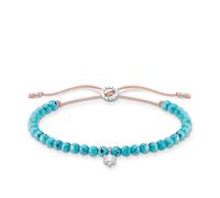 Thomas Sabo Armband - Türkise Perlen mit Stern - A1987-905-17-L20V blau