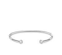 Thomas Sabo Armreif weißer Stein 925 Sterling Silber AR104-051-14-L17,5