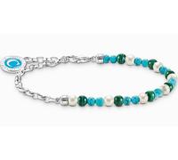 Thomas Sabo Armschmuck Charms-Armband Beads Coin Charm Club A2130-158-7-L15V