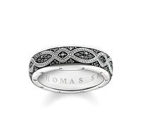 THOMAS SABO Bandring Love Knot 925er Sterlingsilber, Geschwärzt