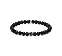 Thomas Sabo Bead-Armband Obsidian Recyceltes 925 Silber, geschw. A2194-705-11-L19