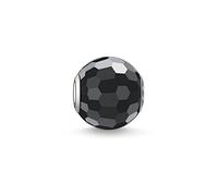 THOMAS SABO Bead Obsidian facettiert 925er Sterlingsilber