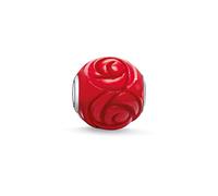 THOMAS SABO Bead Rote Rose 925er Sterlingsilber