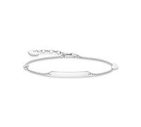 Thomas Sabo Gravur-Armband A1976-051-14-L19V Silber Zirkonia 16-19 cm