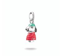 Thomas Sabo Charm - Snoopy Winterjacke PEANUTS Connect - CC1309-664-7 rot