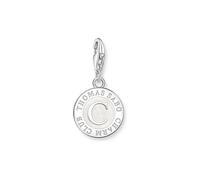 Thomas Sabo Charm weißer Coin recycletes 925 Sterlingsilber 1998-007-14