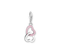 Thomas Sabo Anhänger Charm-Club 925 Sterling Silber Kaltemail Pink Charmista Charms 2013-007-9