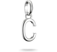 THOMAS SABO Charm-Anhänger Buchstabe C Connect Silber Recyceltes 925 Silber