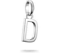 THOMAS SABO Charm-Anhänger Buchstabe D Connect Silber Recyceltes 925 Silber