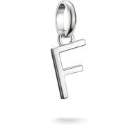 THOMAS SABO Charm-Anhänger Buchstabe F Connect Silber Recyceltes 925 Silber