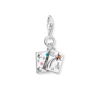 THOMAS SABO Charm-Anhänger 925 Sterlingsilber, Geschwärzt, Kaltemail