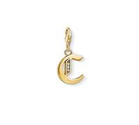 THOMAS SABO Charm-Anhänger Buchstabe C gold 925er Sterlingsilber; 750er Gelbgold Vergoldung
