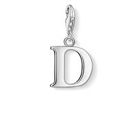 THOMAS SABO Charm-Anhänger Buchstabe D 925er Sterlingsilber