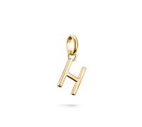 Charm Buchstabe THOMAS SABO "Charm Alphabet/Buchstabe - Connect", gold (gelbgoldfarben), Charms, Damen, H (95914917-0) gelbgoldfarben