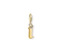 THOMAS SABO Charm-Anhänger Buchstabe I gold 925er Sterlingsilber; 750er Gelbgold Vergoldung