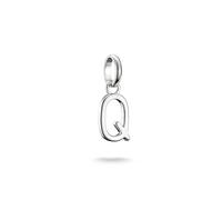 THOMAS SABO Charm-Anhänger Buchstabe Q Connect Silber Recyceltes 925 Silber
