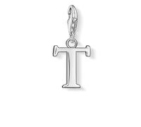 THOMAS SABO Charm-Anhänger Buchstabe T 925er Sterlingsilber