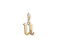 THOMAS SABO Charm-Anhänger Buchstabe U gold 925er Sterlingsilber; 750er Gelbgold Vergoldung