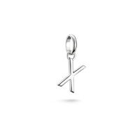 THOMAS SABO Charm-Anhänger Buchstabe X Connect Silber Recyceltes 925 Silber