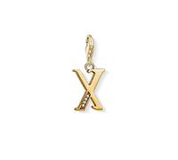 THOMAS SABO Charm-Anhänger Buchstabe X gold 925er Sterlingsilber; 750er Gelbgold Vergoldung