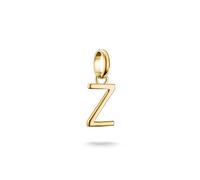 THOMAS SABO Charm-Anhänger Buchstabe Z Connect vergoldet 18k Vergoldung, Recyceltes 925 Silber