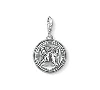 Thomas Sabo 1734-637-21 - Charm-Anhänger Coin Engel - Sterling Silber - geschwärzt - Schutzengel
