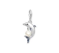 Thomas Sabo charm 1889-664-7 Delfin mit Perle - Sterling Silber geschw. - Emaille
