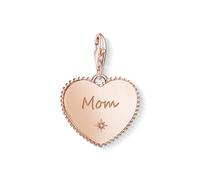 THOMAS SABO Charm-Anhänger Herz Mom vergoldetes Silber 1687-416-40