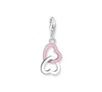 Thomas Sabo Anhänger Charm-Club 925 Sterling Silber Kaltemail Pink Charmista Charms 2013-007-9