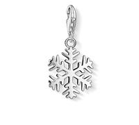 THOMAS SABO Damen Charm-Anhänger Schneeflocke Charm Club 925 Sterling Silber 0281-001-12