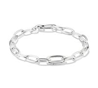 Charm-Armband THOMAS SABO "Charm Club Connect: mit einem Connect Link" Gr. 19, silber (silberfarben), Armbänder, Damen, 19, Silber 925, recycelt (12622763-19) silberfarben