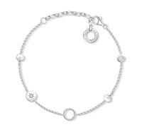 THOMAS SABO Charm-Armband Perlen 925er Sterlingsilber