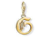 Thomas Sabo Damen-Charm-Anhänger G Buchstabe Gold Charm Club 925 Sterling Silber 1613-414-39