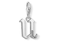THOMAS SABO Unisex Charm-Anhänger Buchstabe U silber 925 Sterlingsilber 1601-643-21