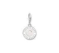 Thomas Sabo Charm weißer Coin recycletes 925 Sterlingsilber 1998-007-14