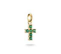 THOMAS SABO Charm Club Connect 18k Vergoldete Kreuz-AnhäNger