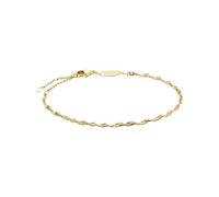 THOMAS SABO Charm-Armband Singapur-Design vergoldet Recyceltes 925 Silber, 18k Vergoldung
