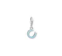 Thomas Sabo Anhänger Charm-Club 925 Sterling Silber Kaltemail Türkis Charmista Charms 2019-007-17