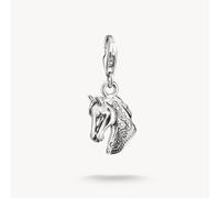 THOMAS SABO Charm Club Original Charm Anhänger Kollektion Western & Talisman aus 925 Sterling Silber (Pferdekopf)