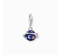 Thomas Sabo 2041-041-7 Charm-Anhänger - Saturn - Silber & Emaille & Zirkonia - mehrfarbig