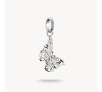 Thomas Sabo Charm Club Connect Charm-Anhänger Schmetterling Recyceltes 925 Silber Kaltemail CC1265-007-14
